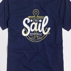 UNOPENED J.CREW Men's Navy Sail T-Shirt Small S
